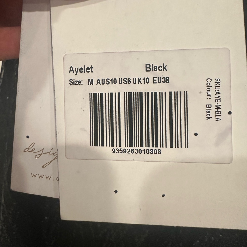 NWT ALAMOUR THE LABEL Ayelet Black Strapless Sweetheart Lace Formal Dress Medium - Picture 9 of 12